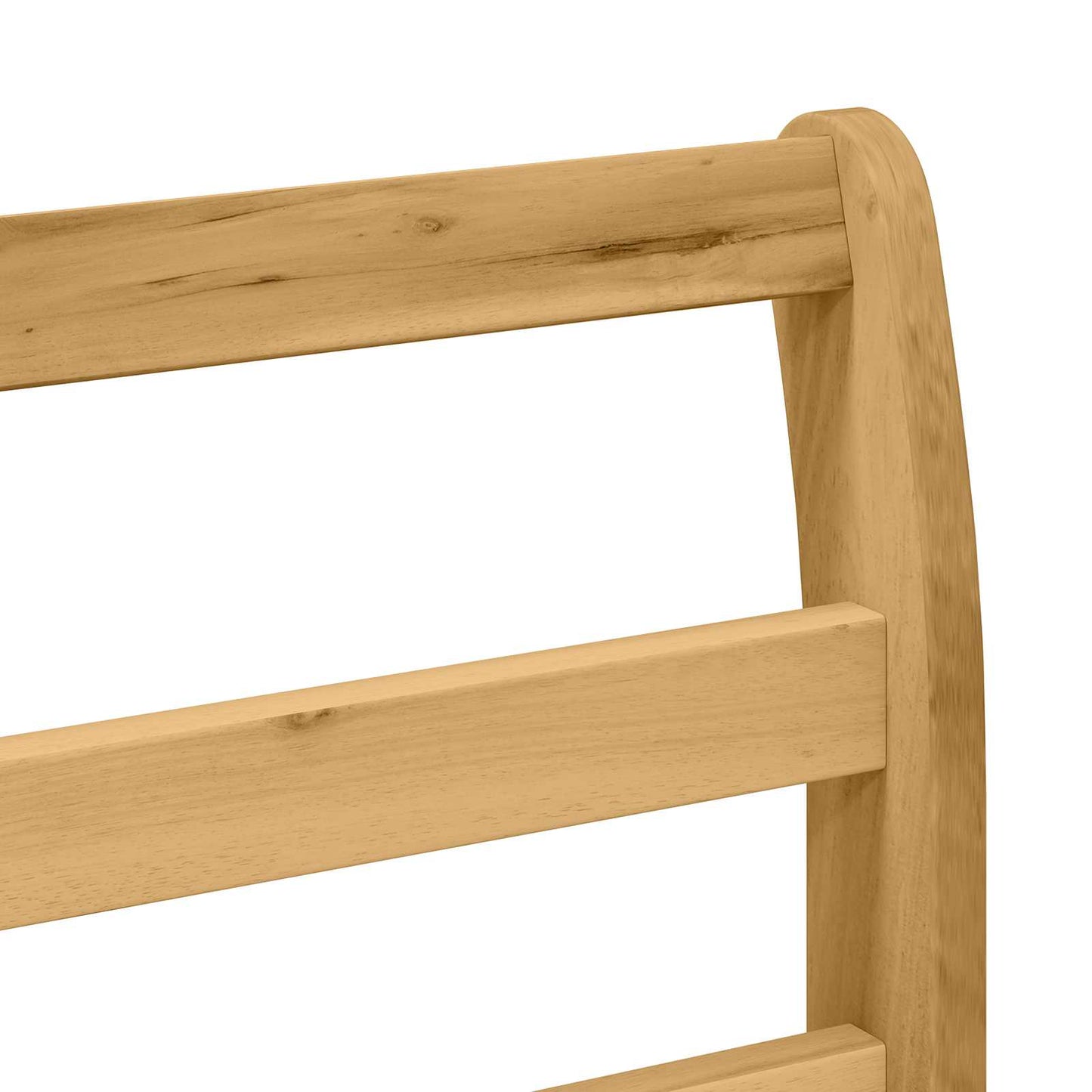 Armlænsmodul 2 pcs Hvid 78,5 x 8,5 x 60 cm Massivt Akacietræ