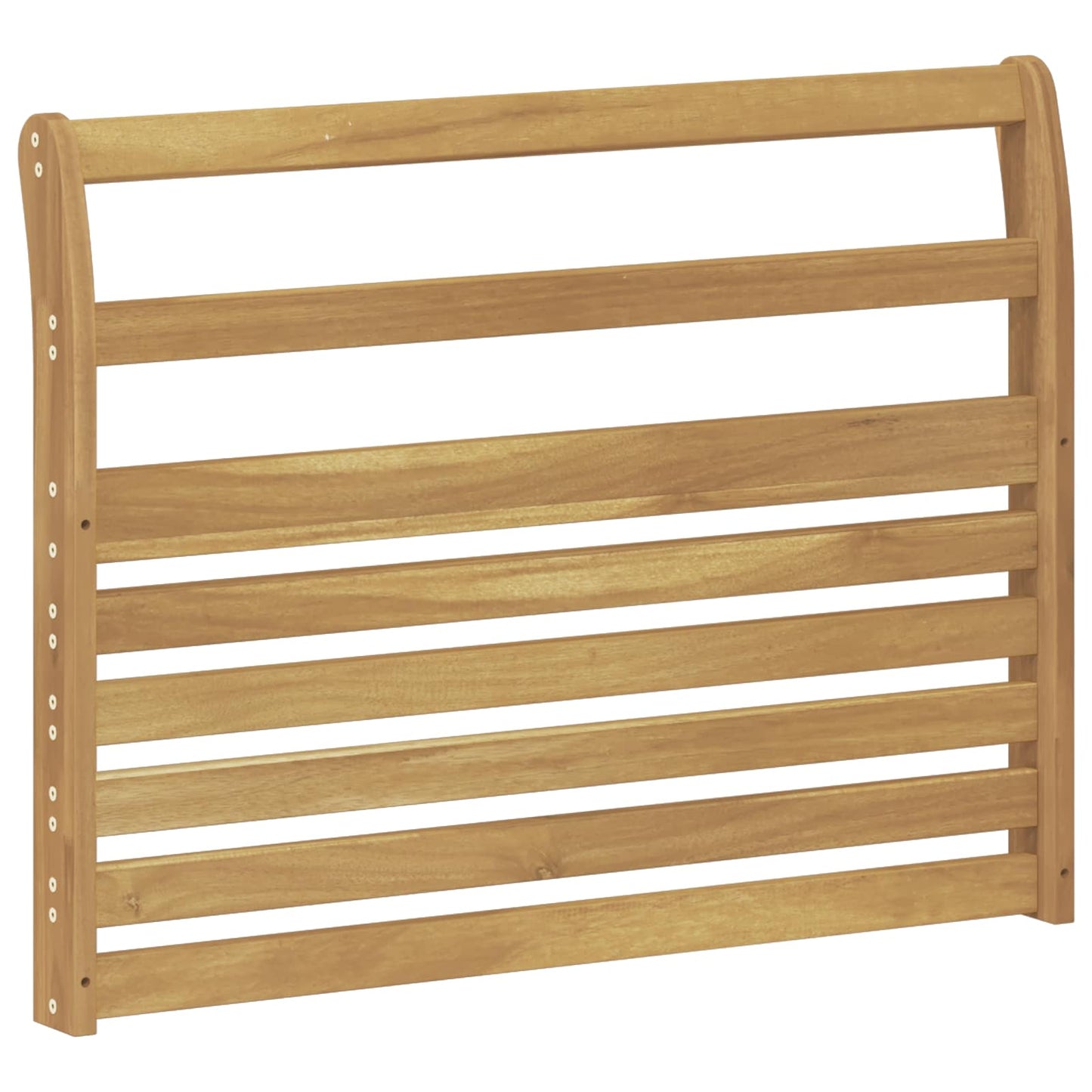 Armlænsmodul 2 pcs Hvid 78,5 x 8,5 x 60 cm Massivt Akacietræ