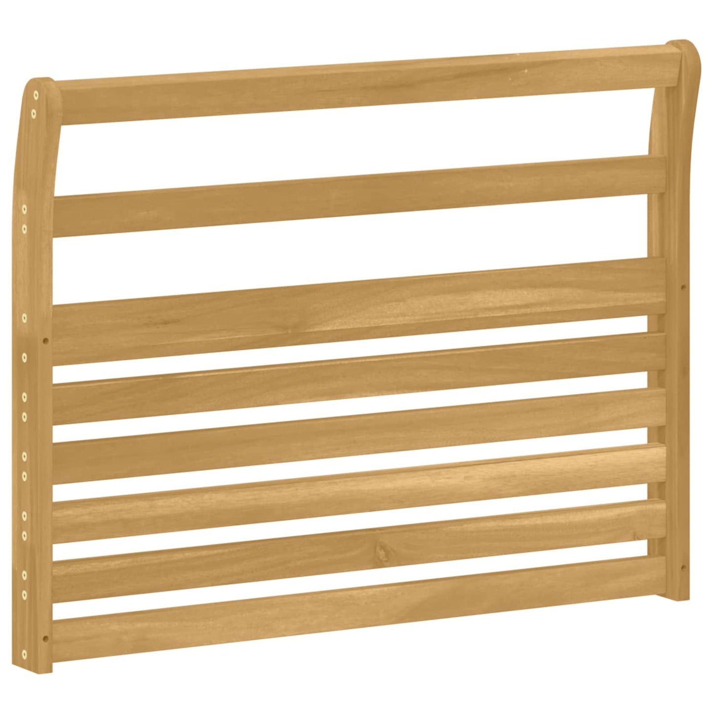 Armlænsmodul 2 pcs Hvid 78,5 x 8,5 x 60 cm Massivt Akacietræ
