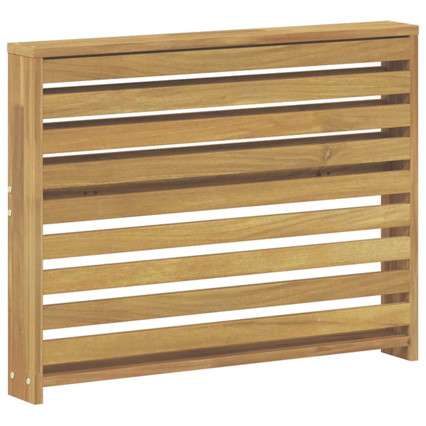 Armlænsmodul 2 pcs Hvid 78,5 x 10 x 61 cm Massivt Akacietræ
