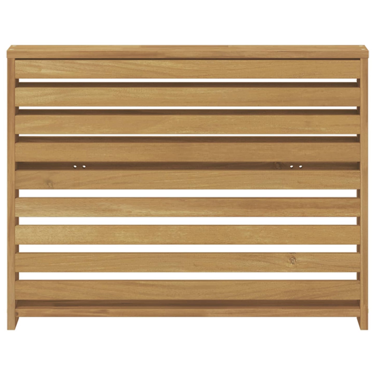 Armlænsmodul 2 pcs Hvid 78,5 x 10 x 61 cm Massivt Akacietræ