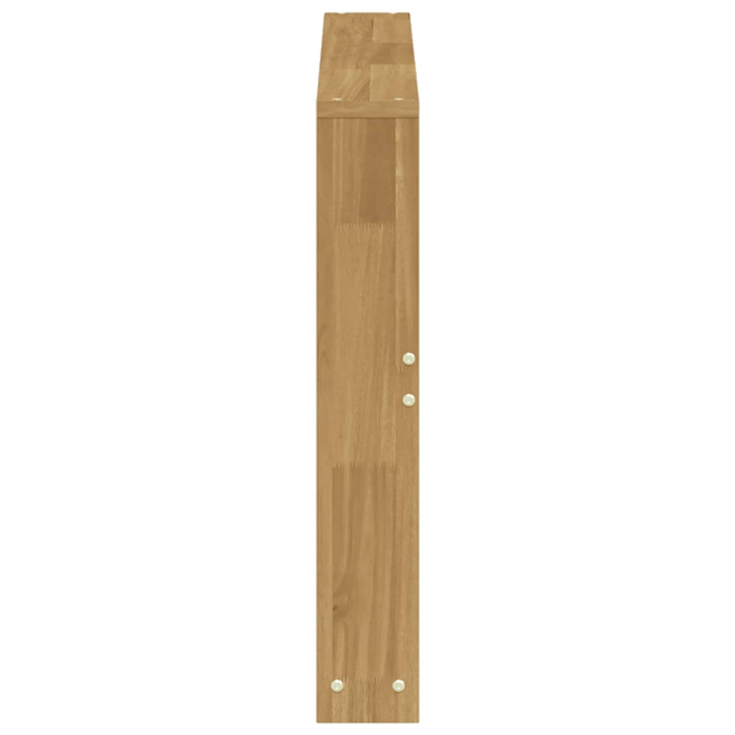 Armlænsmodul 2 pcs Hvid 78,5 x 10 x 61 cm Massivt Akacietræ