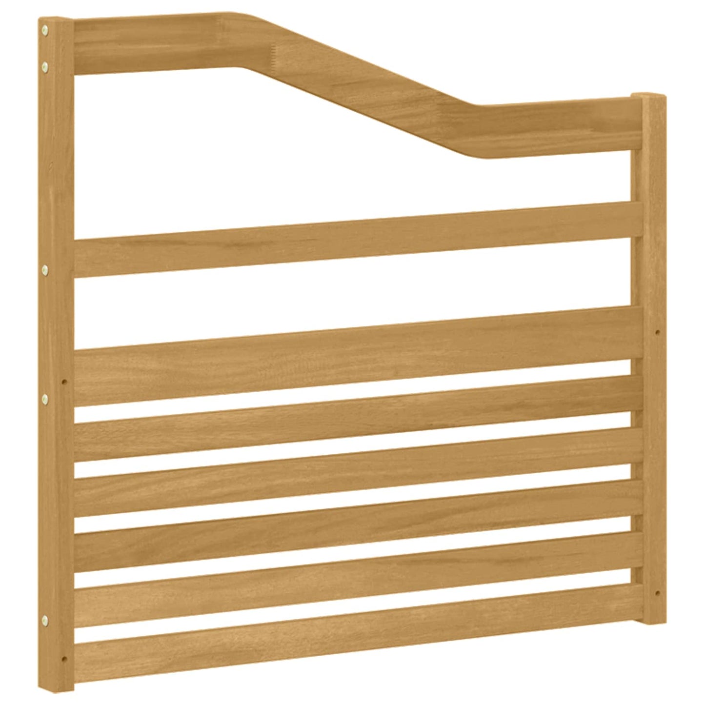 Armstøtte Modul 2 pcs Hvid 79 x 4 x 73 cm Massivt Akacietræ