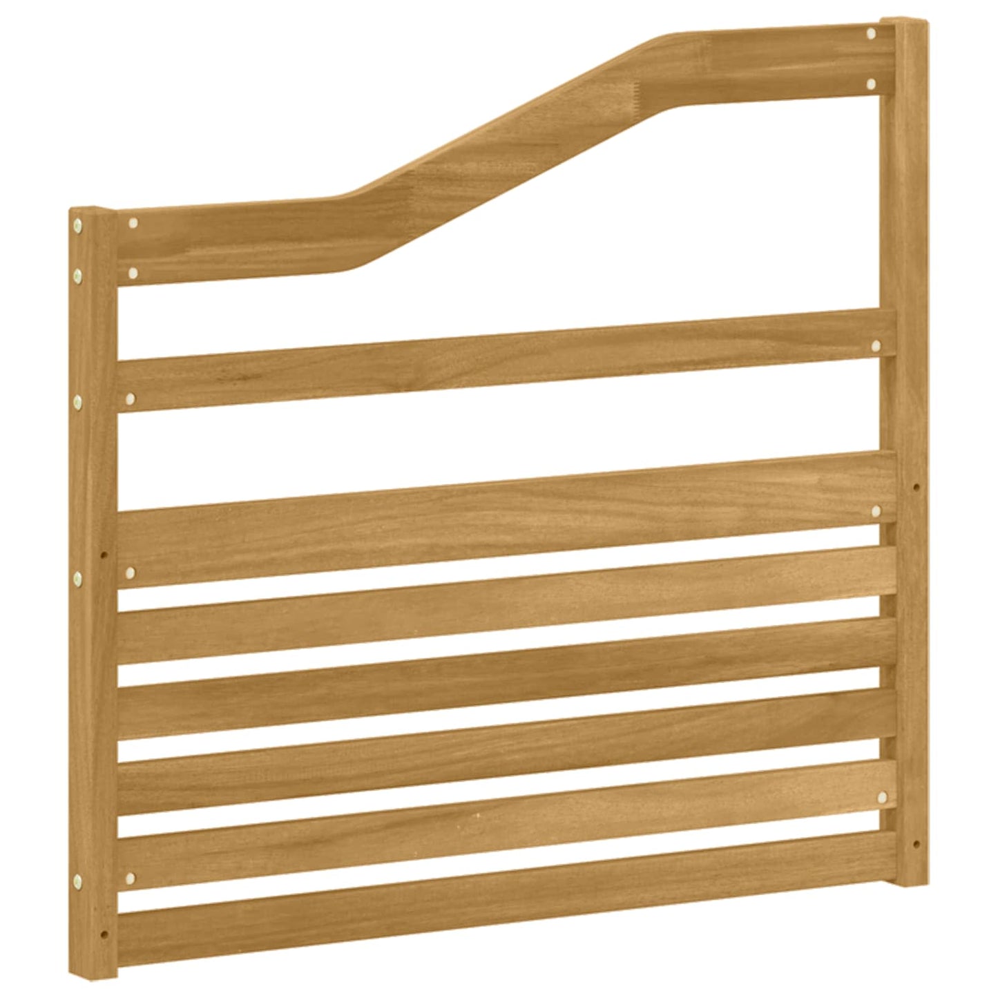 Armstøtte Modul 2 pcs Hvid 79 x 4 x 73 cm Massivt Akacietræ