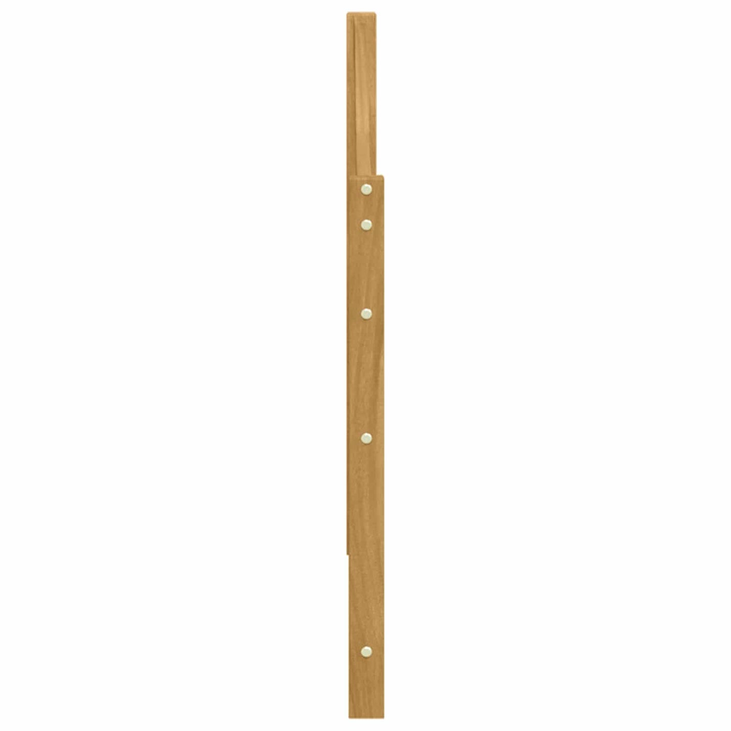 Armstøtte Modul 2 pcs Hvid 79 x 4 x 73 cm Massivt Akacietræ