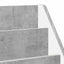 Børnebogreol Beton Grå 72,5 x 29,5 x 69 cm Konstrueret træ