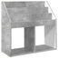 Børnebogreol Beton Grå 72,5 x 29,5 x 69 cm Konstrueret træ