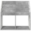 Børnebogreol Beton Grå 72,5 x 29,5 x 69 cm Konstrueret træ