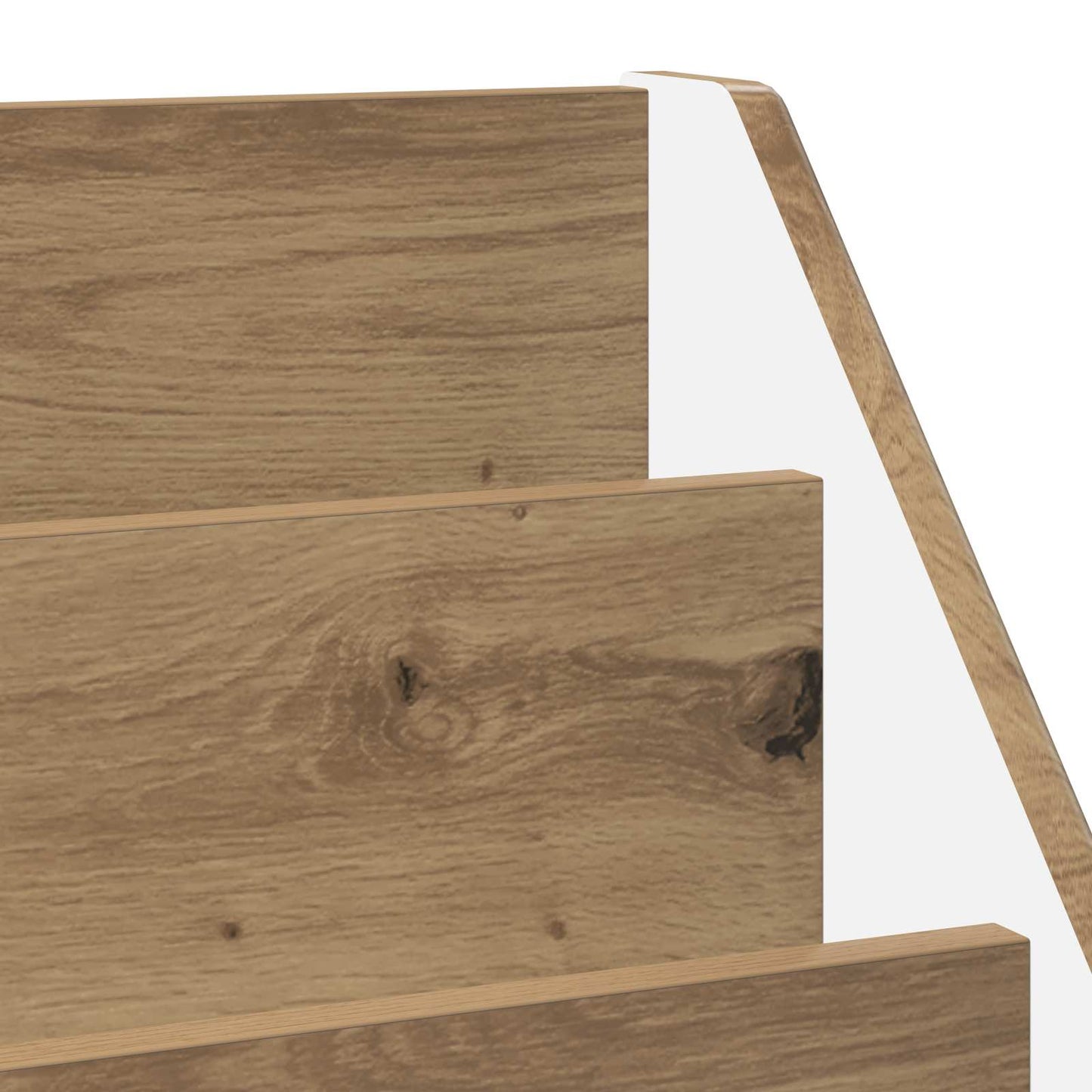Børnebogreol Artisan Egetræ 60 x 29,5 x 69 cm Konstrueret træ
