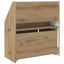 Børnebogreol Artisan Egetræ 60 x 29,5 x 69 cm Konstrueret træ