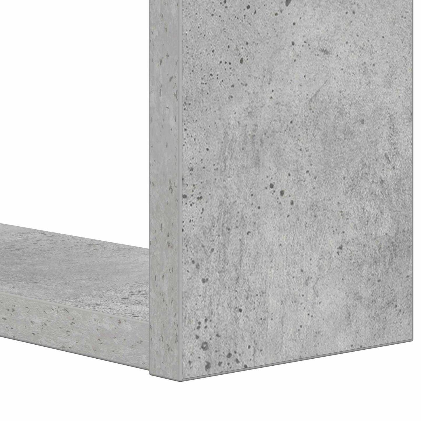 Bogreol Beton Grå 52 x 25 x 71,5 cm Konstrueret træ
