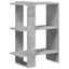 Bogreol Beton Grå 52 x 25 x 71,5 cm Konstrueret træ