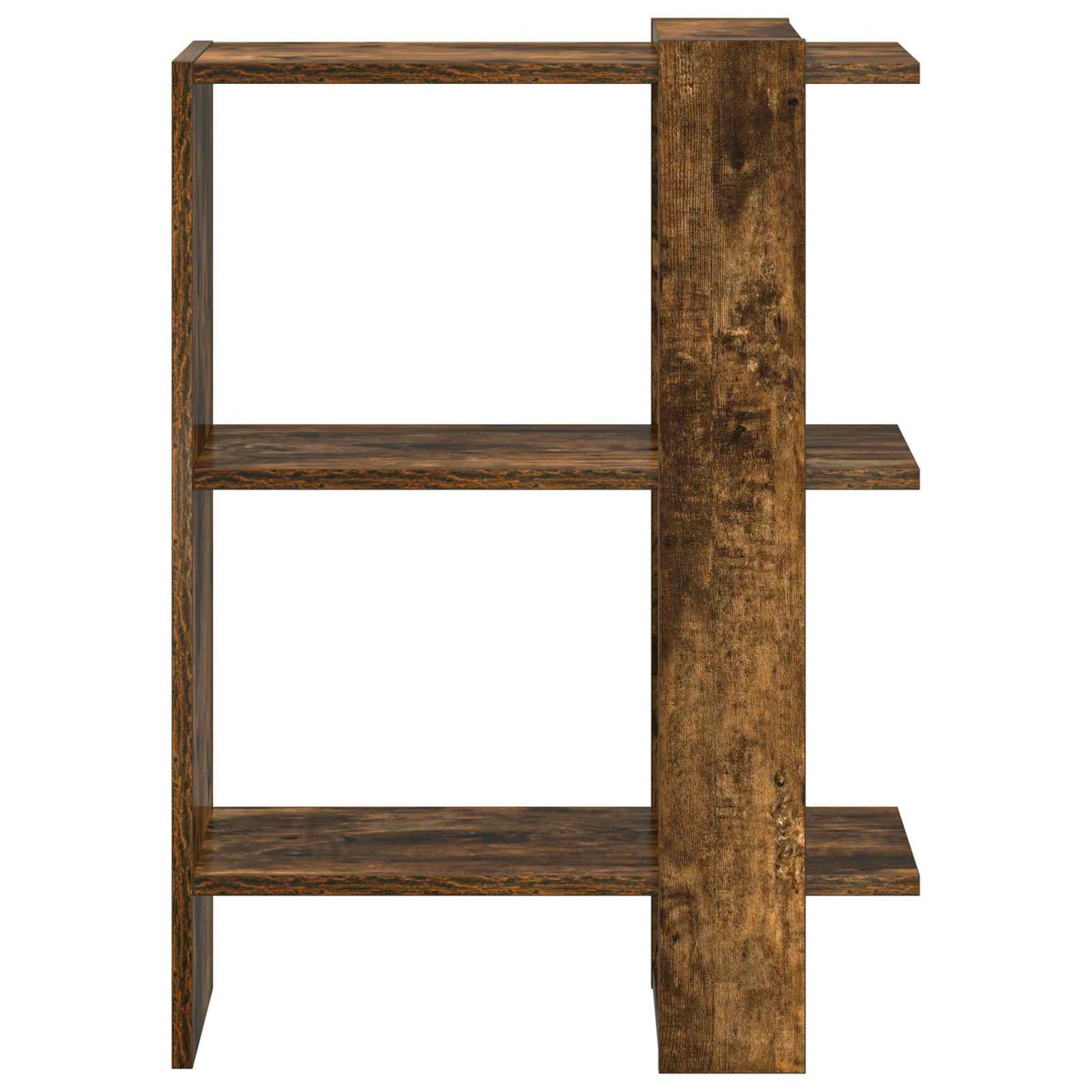Bogreol Røget eg 52 x 25 x 71,5 cm Konstrueret træ