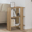 Bogreol 2 niveauer 52 x 25 x 71,5 cm Konstrueret træ