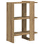 Bogreol 2 niveauer 52 x 25 x 71,5 cm Konstrueret træ
