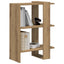 Bogreol 2 niveauer 52 x 25 x 71,5 cm Konstrueret træ