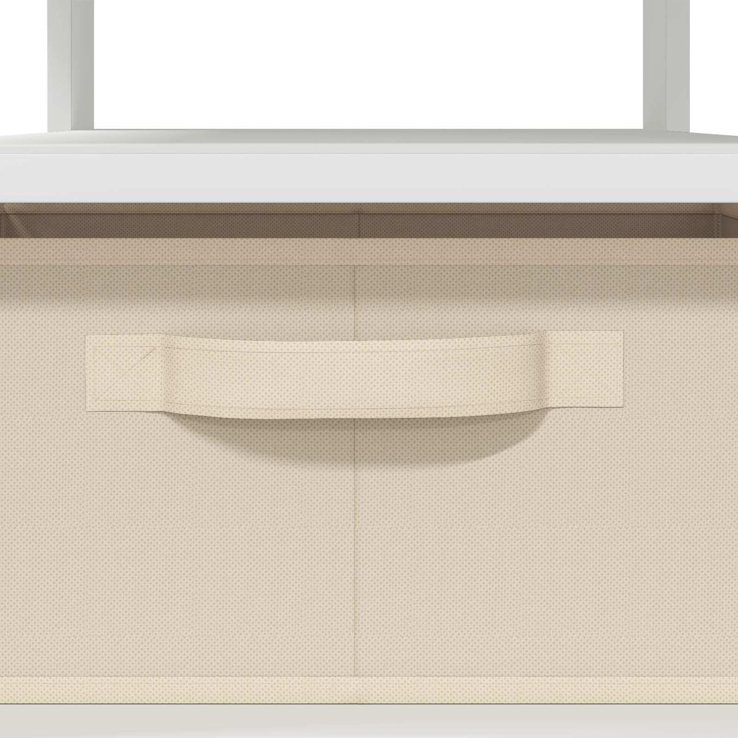 Sofabord med skuffe Hvid 77 x 55 x 42 cm Konstrueret træ