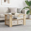 Sofabord Sonoma eg 77 x 55 x 42 cm Konstrueret træ