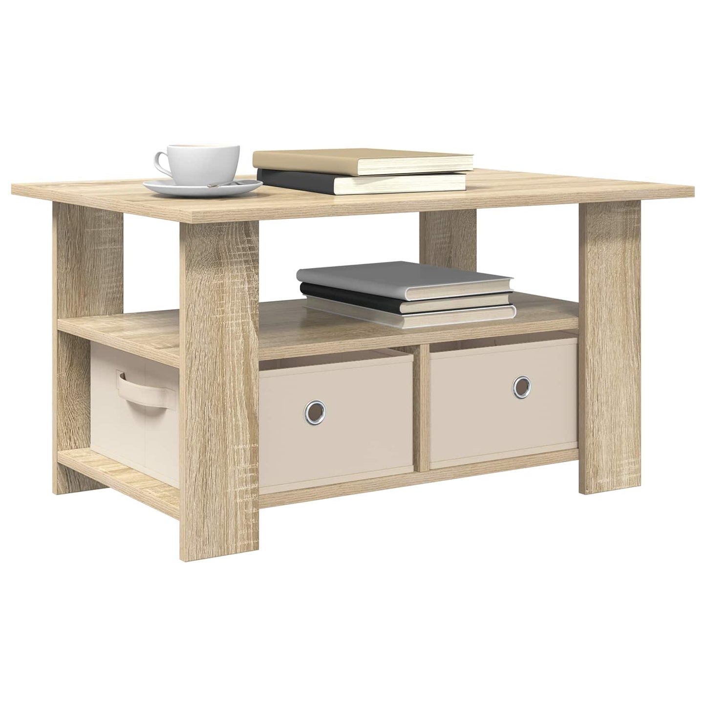 Sofabord Sonoma eg 77 x 55 x 42 cm Konstrueret træ
