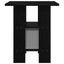 Sengebord 2 pcs Sort eg 41 x 40 x 45 cm Konstrueret træ