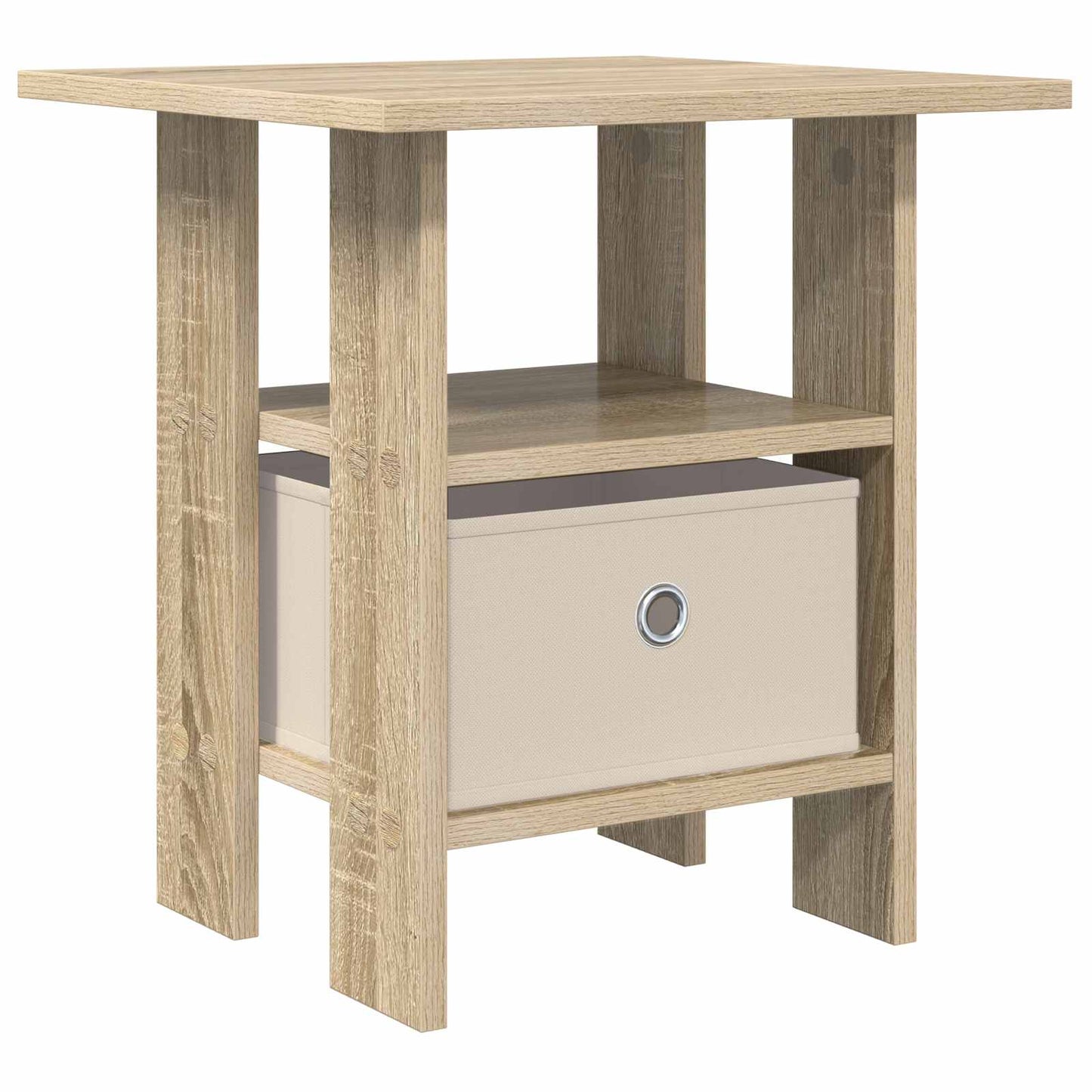 Sengebord med skuffe Sonoma eg 41 x 40 x 45 cm Konstrueret træ