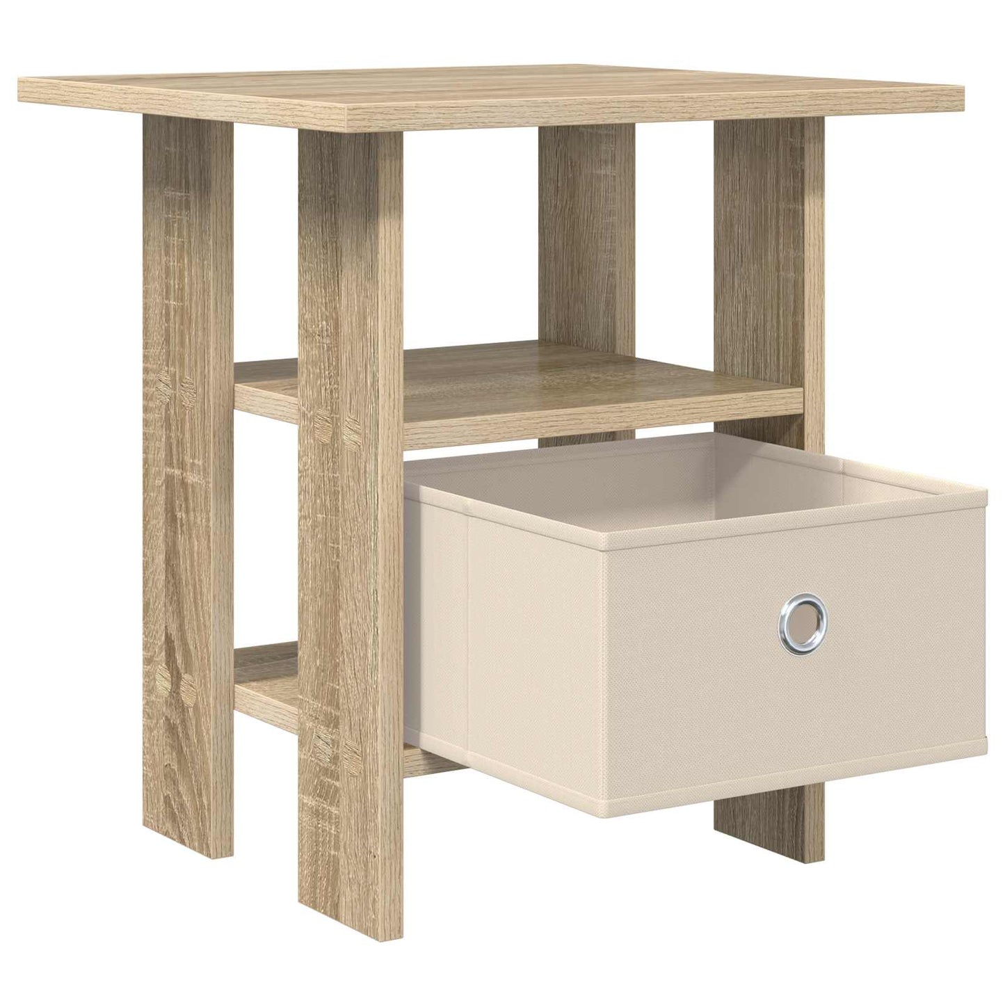 Sengebord med skuffe Sonoma eg 41 x 40 x 45 cm Konstrueret træ