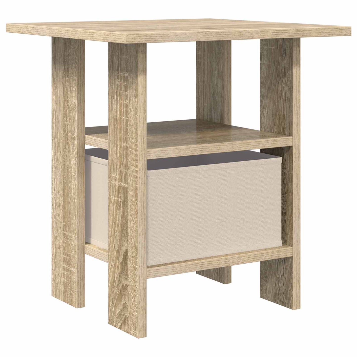Sengebord med skuffe Sonoma eg 41 x 40 x 45 cm Konstrueret træ