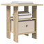 Sengebord med skuffe Sonoma eg 41 x 40 x 45 cm Konstrueret træ