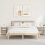 Sengebord 2 pcs Sonoma eg 41 x 40 x 45 cm Konstrueret træ