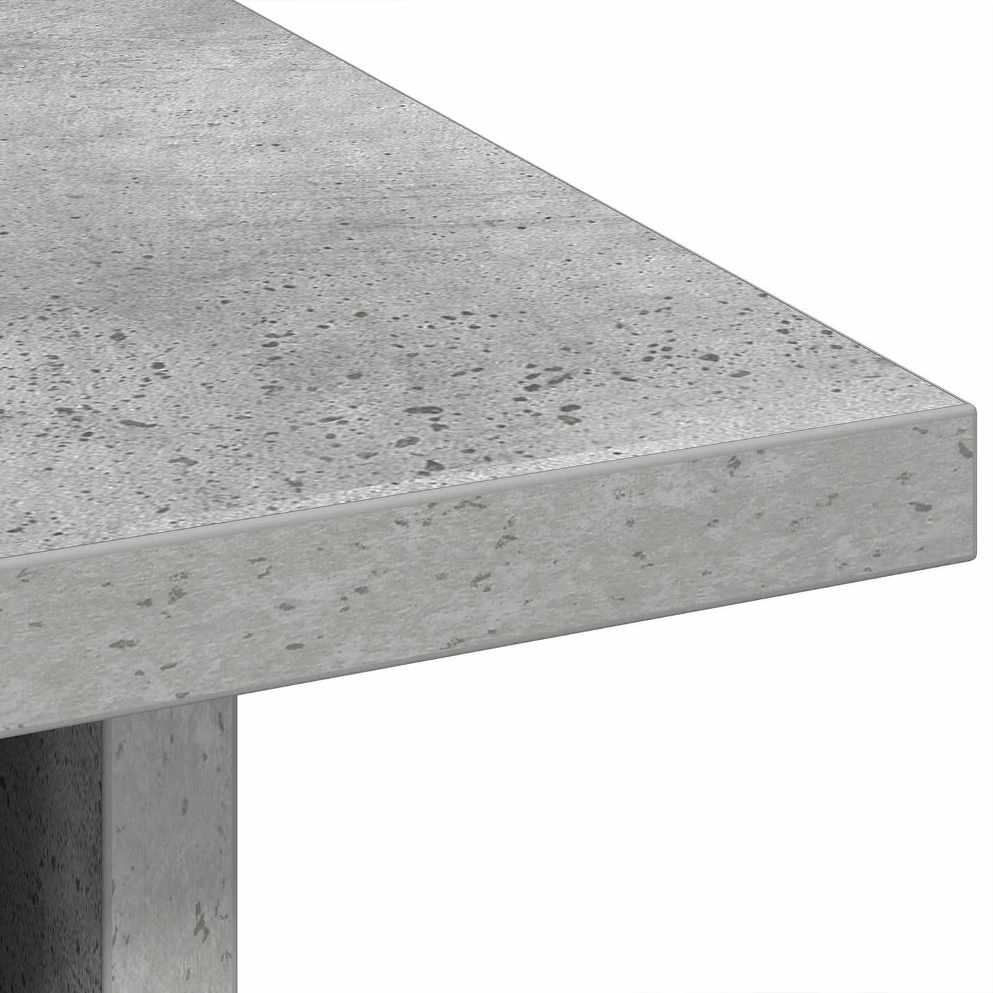 Sengebord 2 pcs Beton Grå 41 x 40 x 45 cm Konstrueret træ