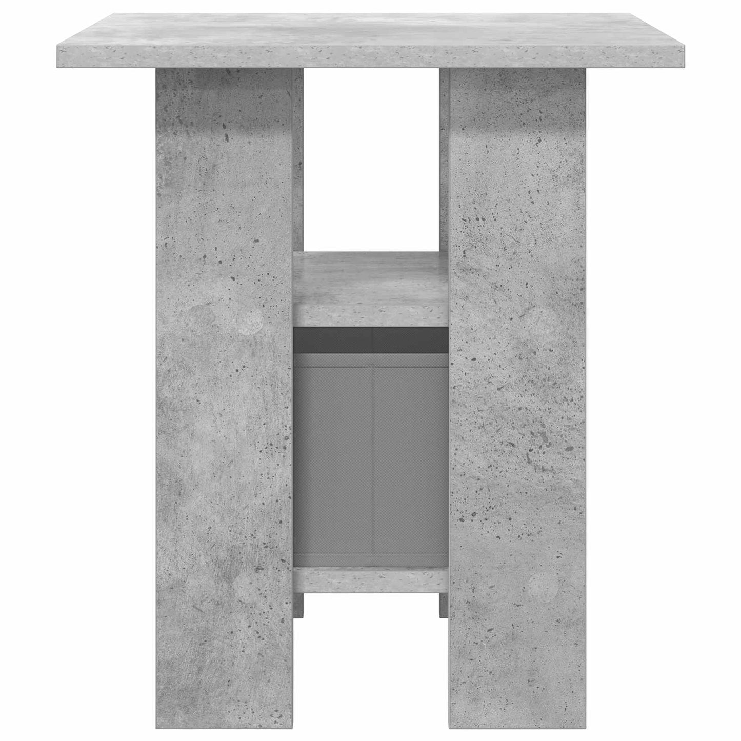 Sengebord 2 pcs Beton Grå 41 x 40 x 45 cm Konstrueret træ