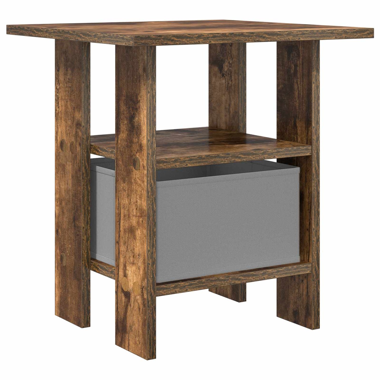 Sengebord med skuffe Røget eg 41 x 40 x 45 cm Konstrueret træ