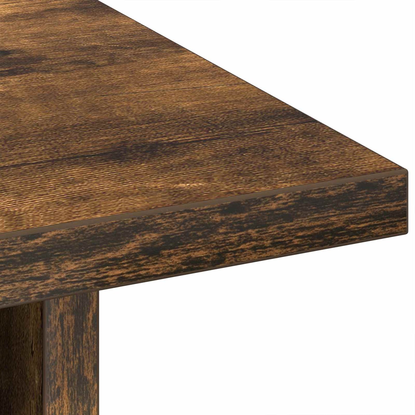 Sengebord 2 pcs Røget eg 41 x 40 x 45 cm Konstrueret træ