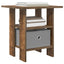 Sengebord 2 pcs Røget eg 41 x 40 x 45 cm Konstrueret træ