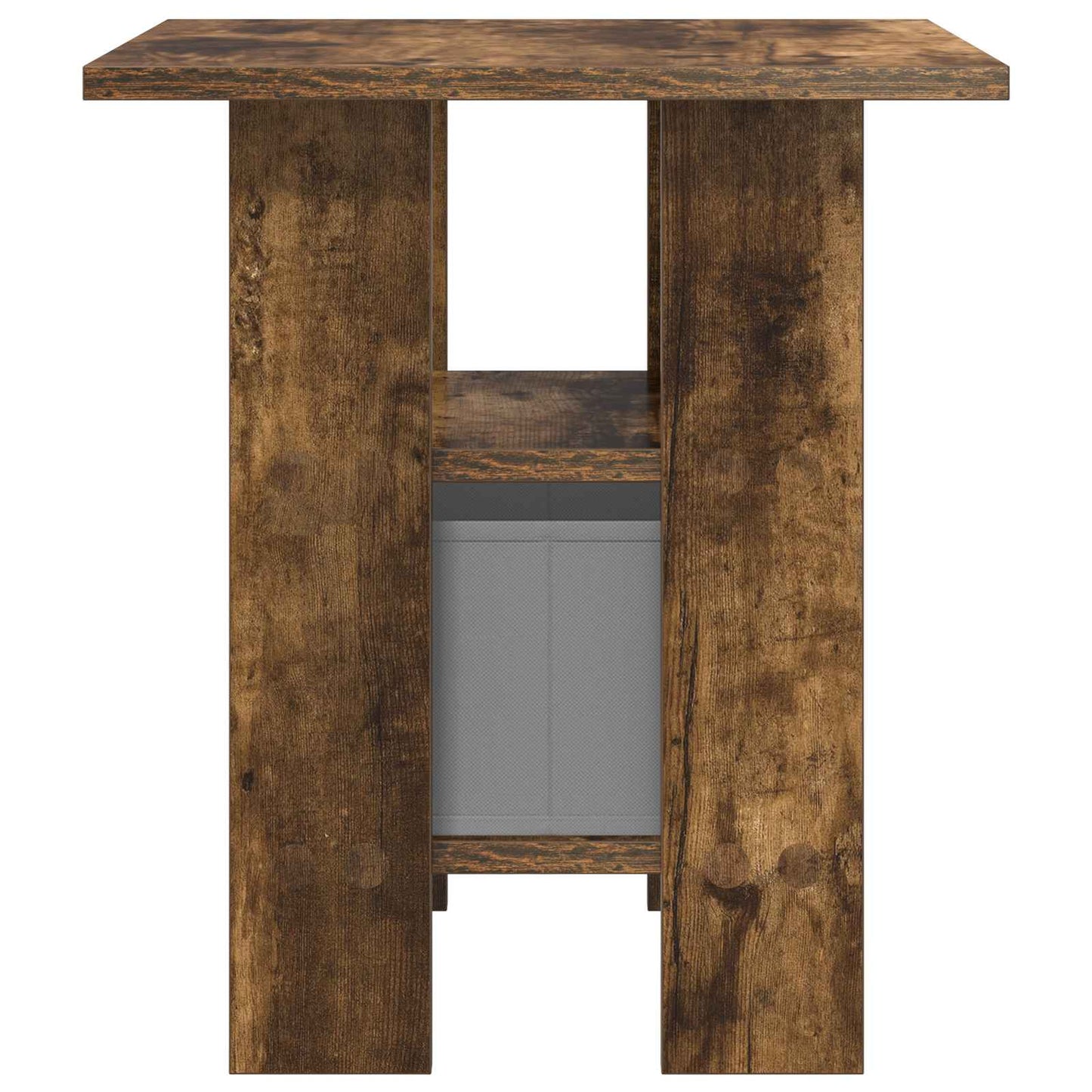 Sengebord 2 pcs Røget eg 41 x 40 x 45 cm Konstrueret træ