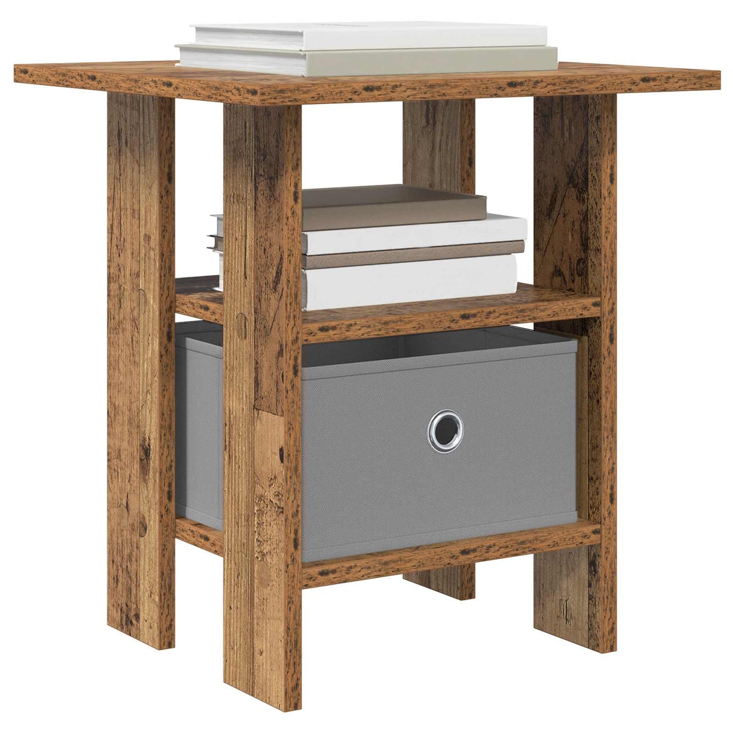 Sengebord 2 pcs Gammelt træ 41 x 40 x 45 cm Konstrueret træ