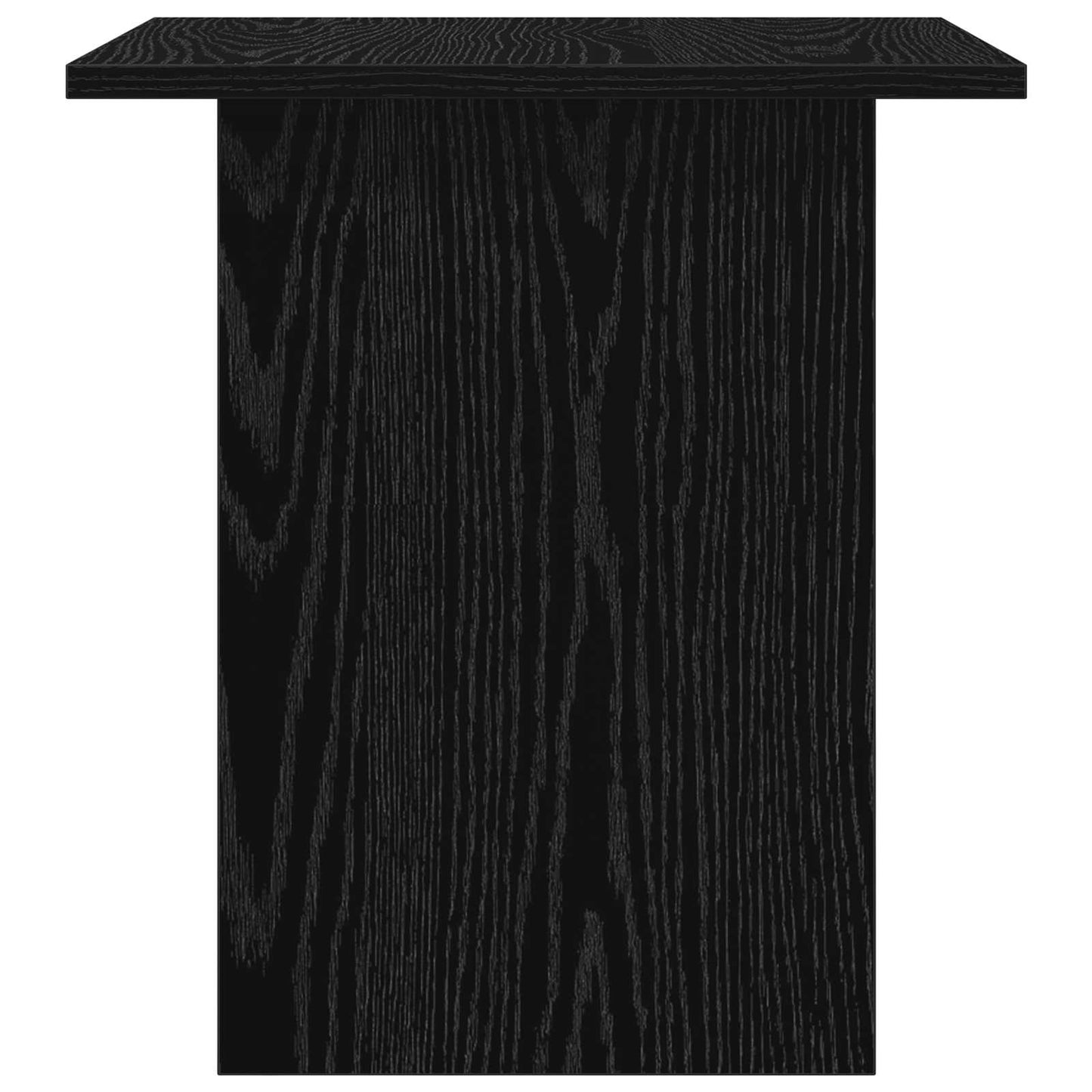 Sengebord med skuffe Sort eg 41 x 40 x 45 cm Konstrueret træ