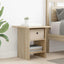 Sengebord med skuffe Sonoma eg 41 x 40 x 45 cm Konstrueret træ