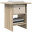 Sengebord med skuffe Sonoma eg 41 x 40 x 45 cm Konstrueret træ