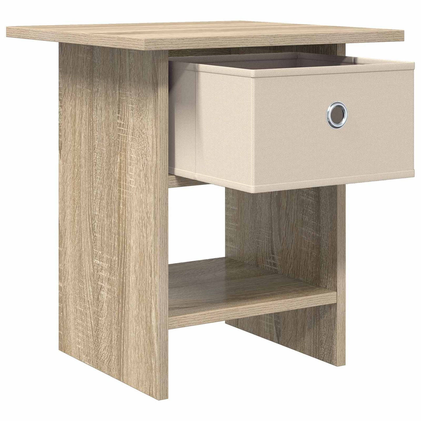 Sengebord 2 pcs Sonoma eg 41 x 40 x 45 cm Konstrueret træ