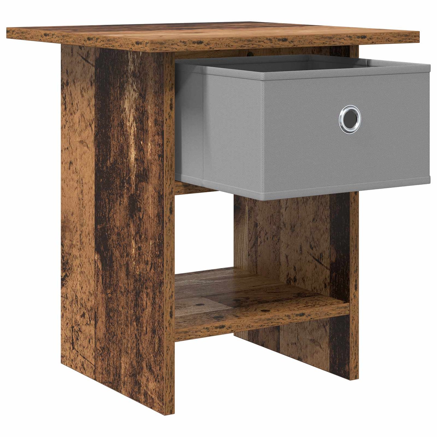 Sengebord 2 pcs Gammelt træ 41 x 40 x 45 cm Konstrueret træ