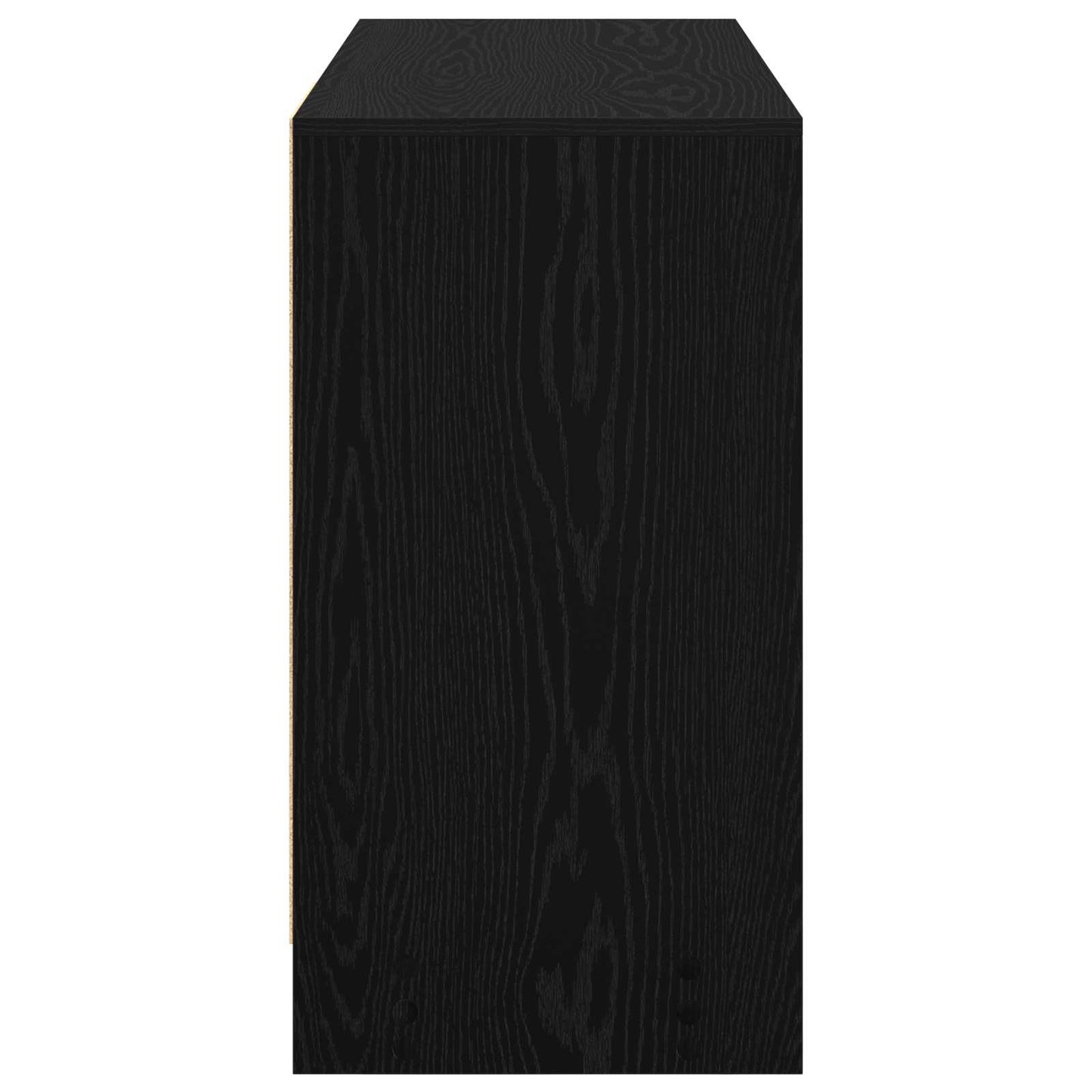Bord med skuffe Sort eg 100 x 40 x 75 cm Konstrueret træ