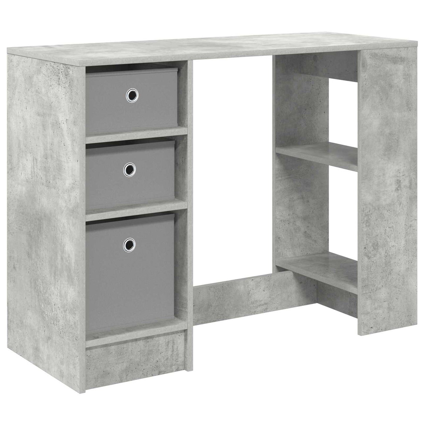 Bord med skuffe Beton Grå 100 x 40 x 75 cm Konstrueret træ