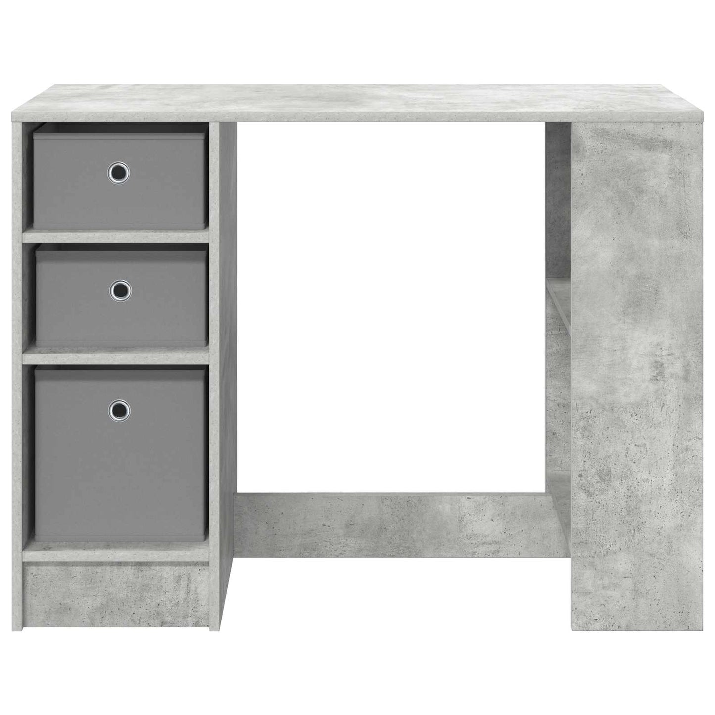 Bord med skuffe Beton Grå 100 x 40 x 75 cm Konstrueret træ