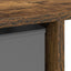 Bord med skuffe Røget eg 100 x 40 x 75 cm Konstrueret træ