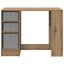 Bord Artisan Egetræ Konstrueret træ 100 x 40 x 75 cm