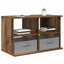 TV stand med skuffe Gammelt træ 79 x 40 x 48 cm