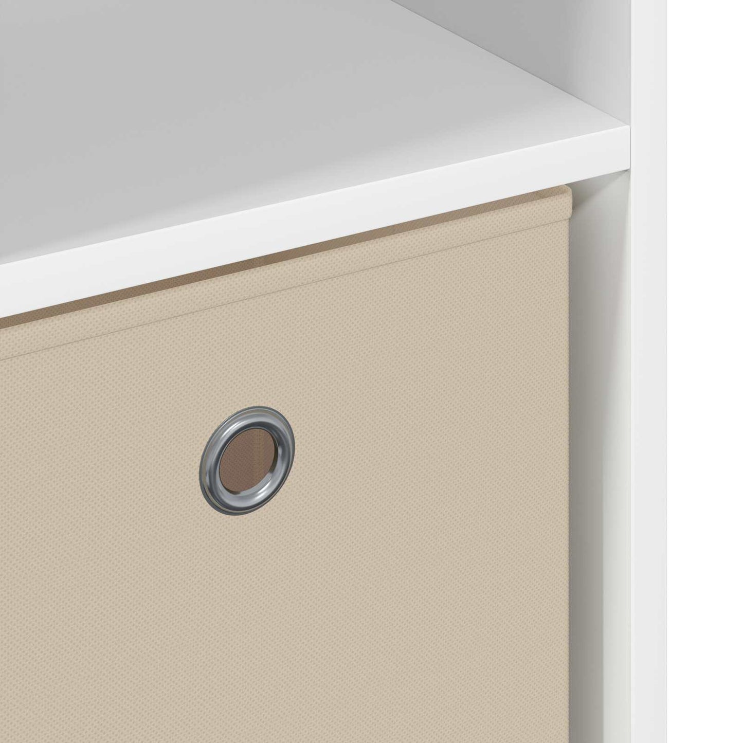 Sideboard med skuffe Hvid 73,5 x 24 x 69,5 cm