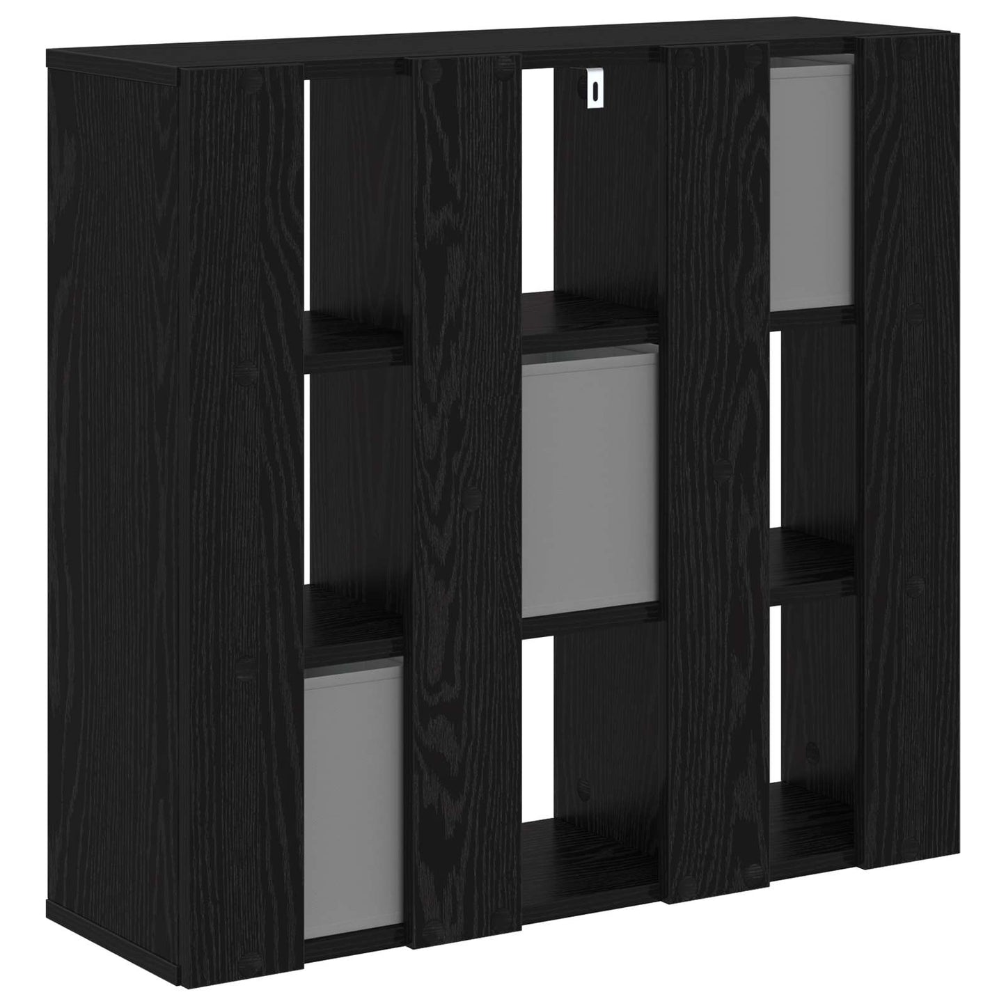 Sideboard med skuffe Sort eg 73,5 x 24 x 69,5 cm