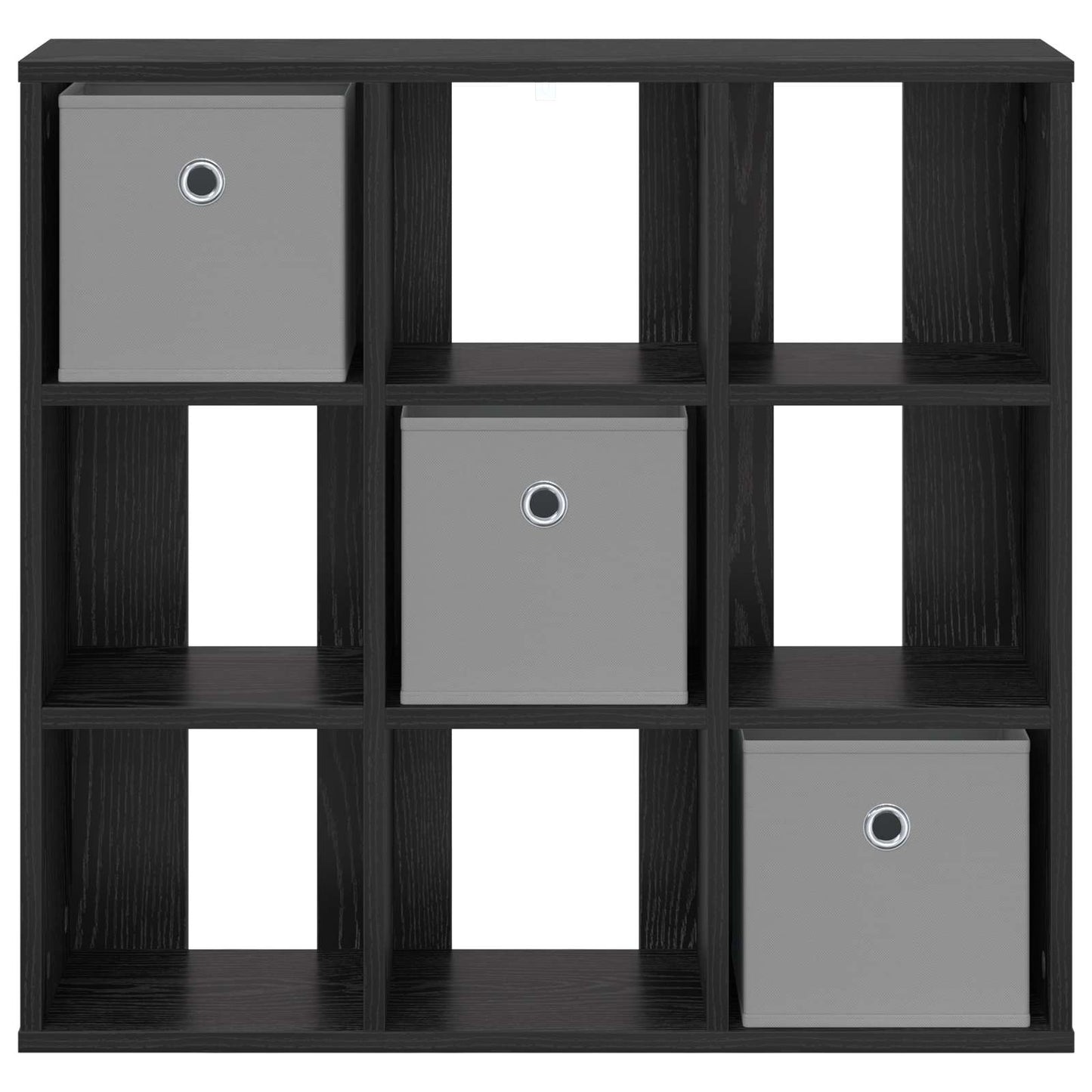 Sideboard med skuffe Sort eg 73,5 x 24 x 69,5 cm
